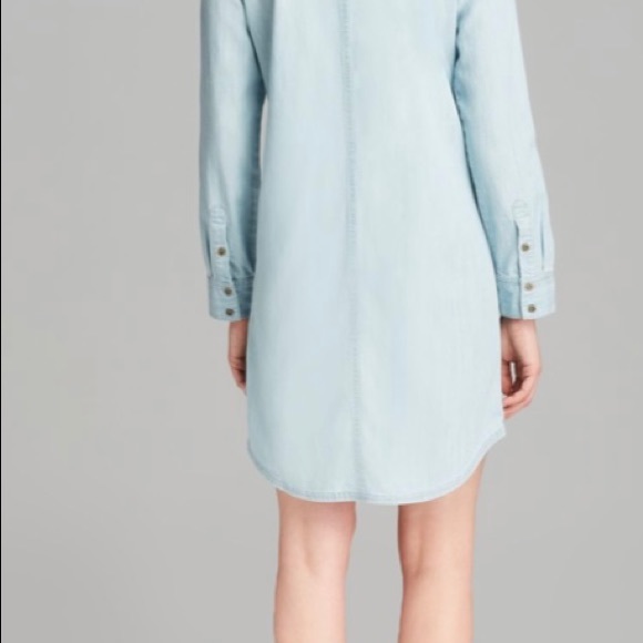 Eileen Fisher Denim Shirt Dress - light denim - Picture 3 of 5